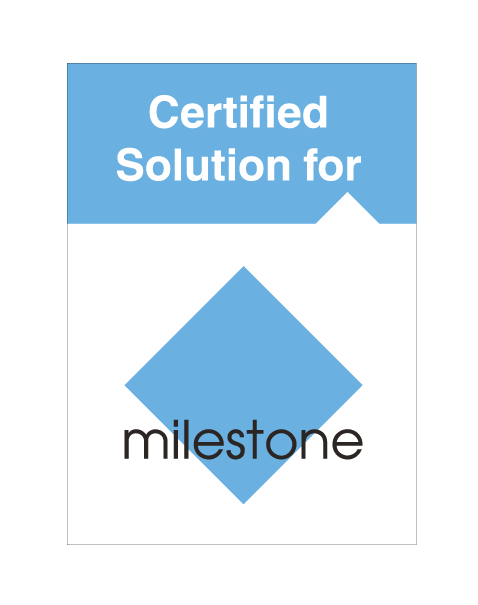 Seneca Servers Certified for Milestone XProtect Platforms  Logo