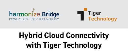Hybrid Cloud Connectivity with Tiger Technology  Logo