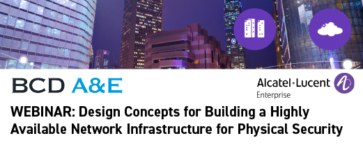 Webinar: Design Concepts for Building a Highly Available Network Infrastructure  Logo