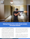 Whitepaper: Reducing Response Time to Active Shooter Incidents with Gunshot Detection  Logo