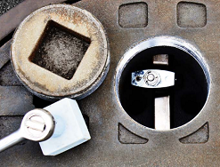 InfraLOCK™ High-Security Locking Manhole System  Logo