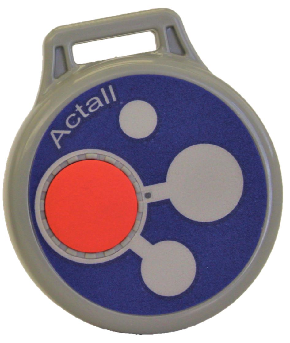 One Button Round Tag  Logo