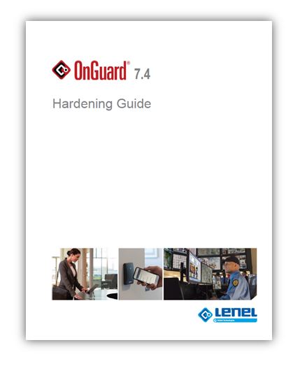 OnGuard Hardening Guide - Available Now!  Logo