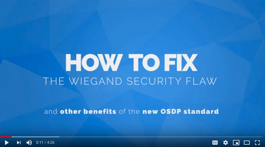 How to fix the Wiegand security flaw with SIA's OSDP standard  Logo