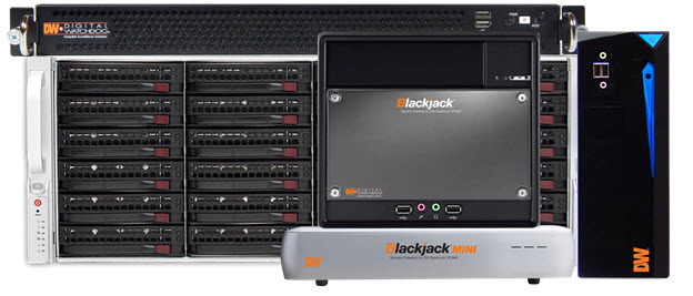 Blackjack Series NVR's  powered by DW Spectrum  Logo