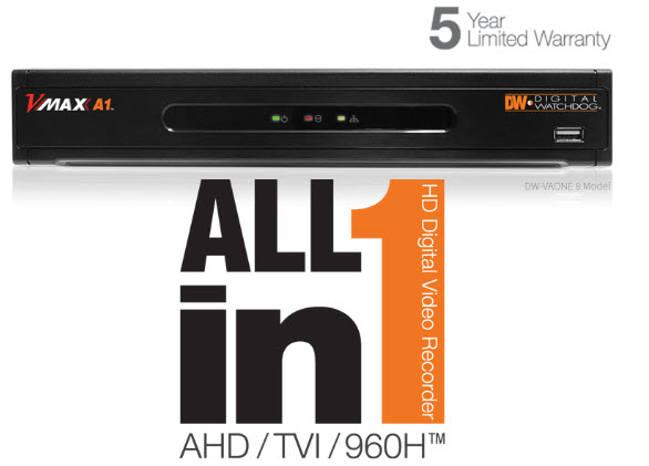 VMAX All-in-One Universal HD Digital Video Recorder  Logo